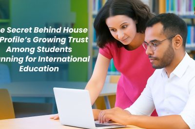 An education consultant guiding a student step by step on planning for international education