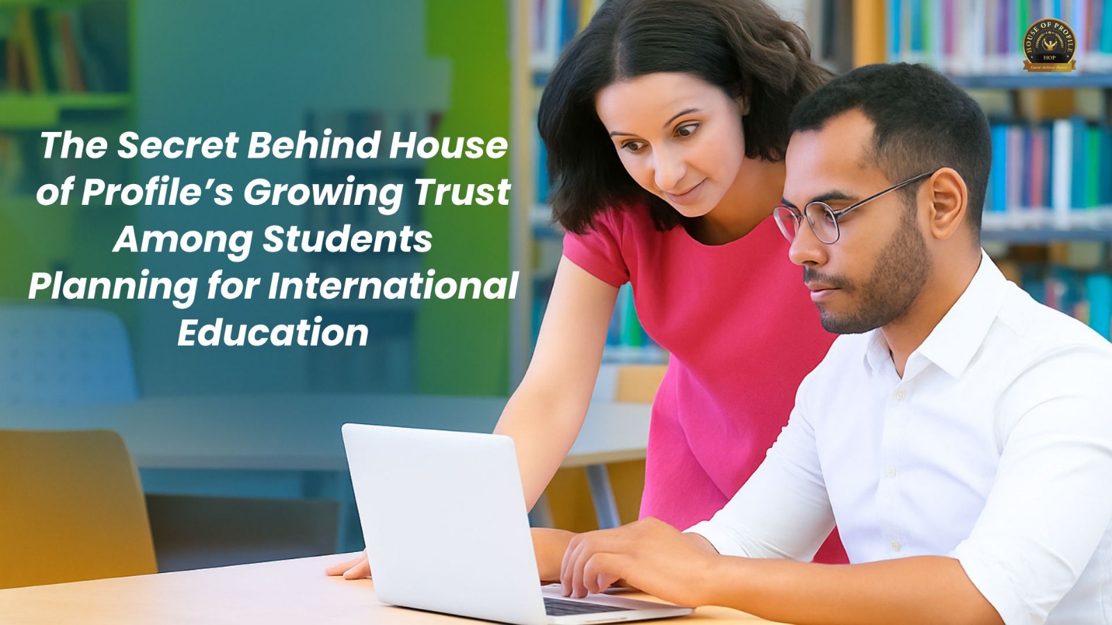 An education consultant guiding a student step by step on planning for international education